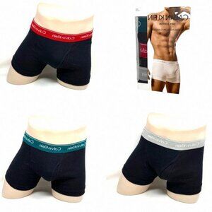 Calvin Klein 3 Pack NB4002-941 CK Men's Underwear Cotton Black Trunk Fit Classic